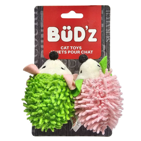 BudZ Hedgehogs Duo Pink And Green for Cats
