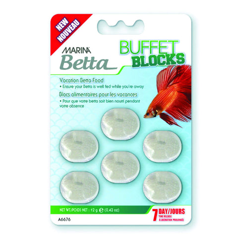 Marina Betta Vacation Buffet Blocks 12g