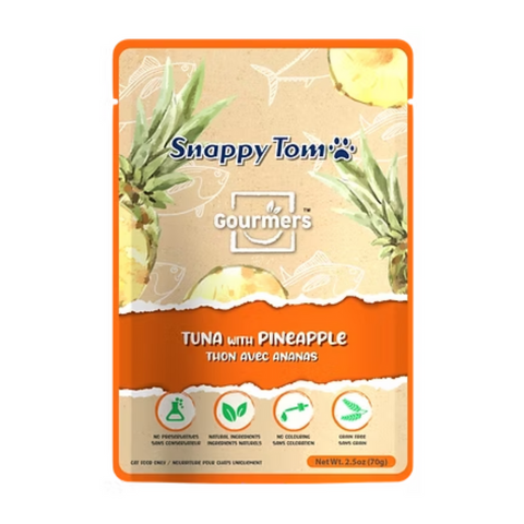 Snappy Tom® Gourmers™ Tuna with Pineapple Wet Cat Food Pouch - 70g