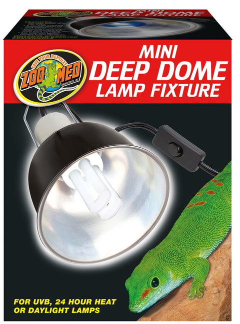 Zoo Med Deep Dome Lamp Fixture MINI (5.5" Diameter)