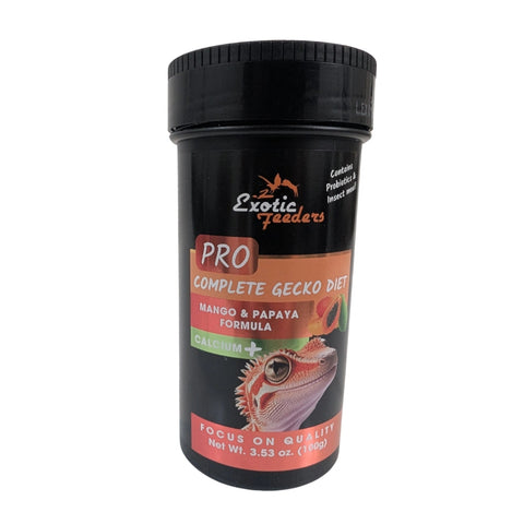 Exotic Feeders Premium Crested Gecko Diet - Mango Papaya - 100g