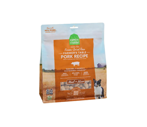 Open Farm Freeze-Dried Raw Dog Food - Farmer's Table Pork