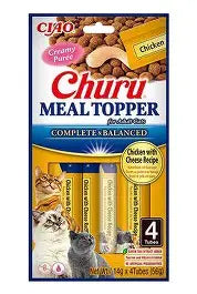 Inaba Cat Churu Meal Topper Chicken & Cheese 4x14g