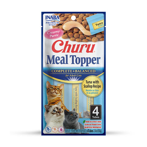 Inaba Cat Churu Meal Topper Tuna & Scallop  4x14g