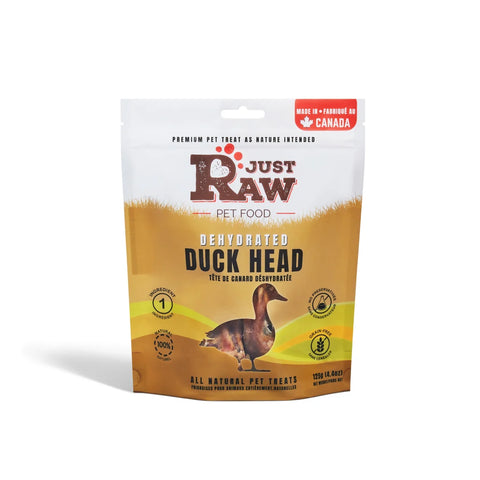 Just Raw - Dehydrated Duck Head Treats - 125g