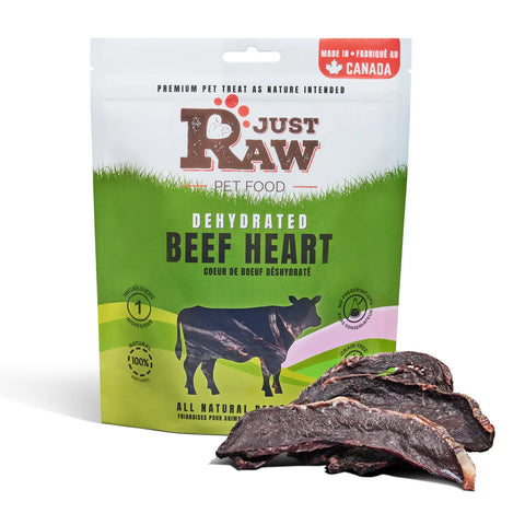 Just Raw - Dehydrated Beef Heart Treats - 85g