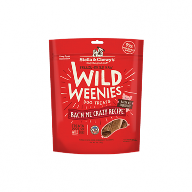 Stella & Chewy's® Freeze-Dried Bac'n Me Crazy Wild Weenies Dog Treats - 3 oz