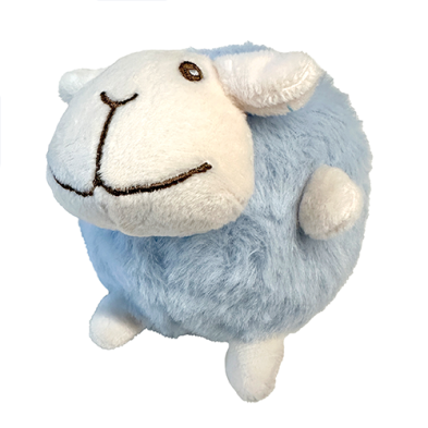 foufouBRANDS™ fouFIT™ Fuzzy Wuzzy Sheep Dog Toy