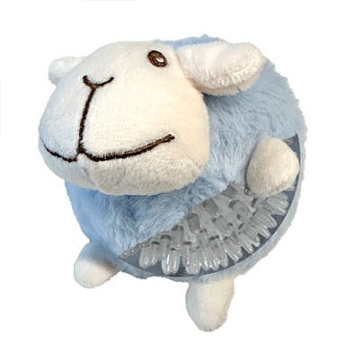 foufouBRANDS™ fouFIT™ Fuzzy Wuzzy Sheep Dog Toy