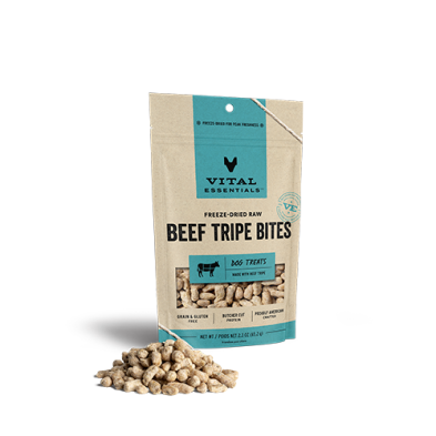 Vital Essentials Freeze-Dried Beef Tripe Bites - 2.3oz