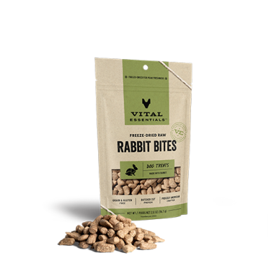 Vital Essentials Freeze-Dried Rabbit Bites - 2oz