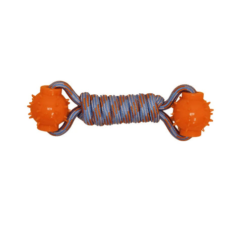 Bud'Z Floating Rope Dog Toy - Orange & Blue