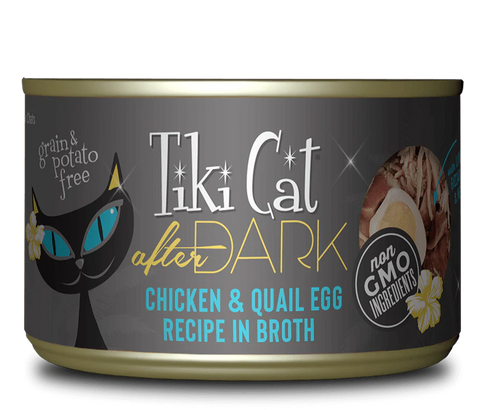 Tiki Cat After Dark Chicken & Quail Egg Recipe for Cats - 2.8oz