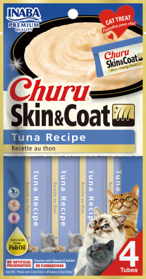 Inaba Cat Churu Skin & Coat Tuna Recipe