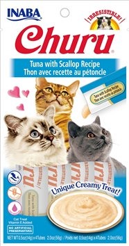 Inaba Cat Churu Purées Tuna with Scallop Recipe