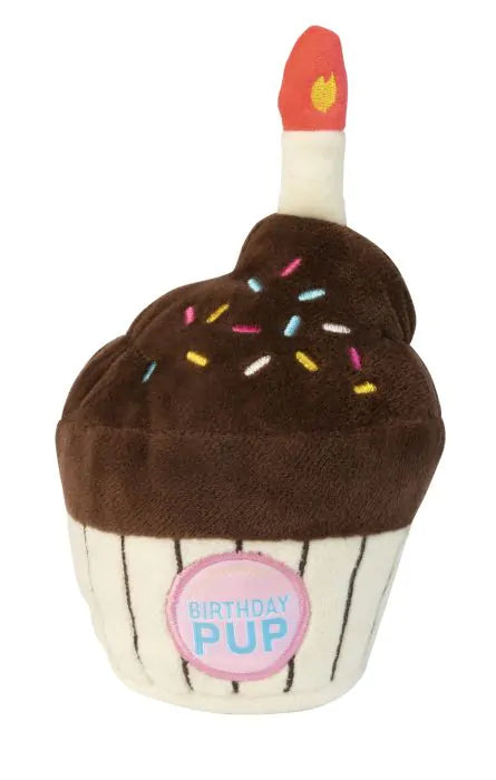FuzzYard Birthday Cupcake Plush Dog Toy