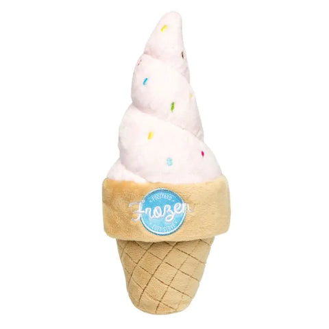 FuzzYard Soft Serve Ice-Cream Plush Dog Toy