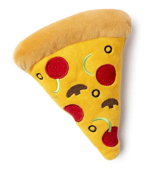 FuzzYard Pizza Plush Dog Toy