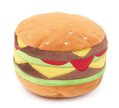 FuzzYard Hamburger Plush Dog Toy