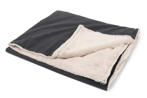 FuzzYard Life Reversible Pet Blanket - Slate Grey