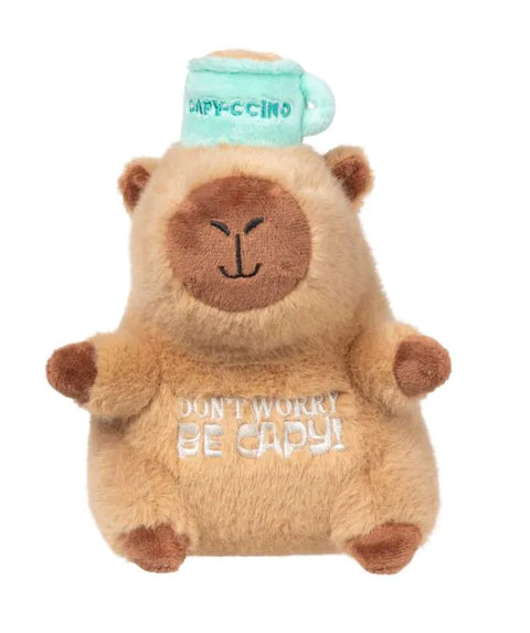 FuzzYard Plush Dog Toy - Capy-ccino