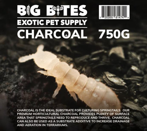Big Bites Springtail Culturing Charcoal - 2L