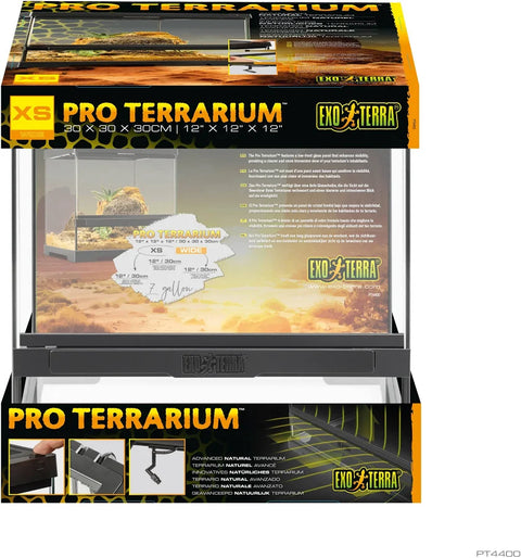 Exo Terra Pro Glass Advanced Natural Terrarium - 12"x12"x12”