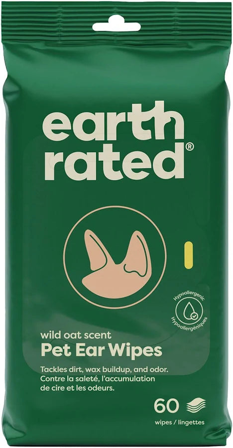 EarthRated Pet Eat Wipes Wild Oat scent 60ct