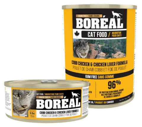 Boréal Cobb Chicken & Chicken Liver Can for Cats - 156g