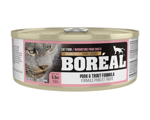 Boréal Pork & Trout Can for Cats - 156g