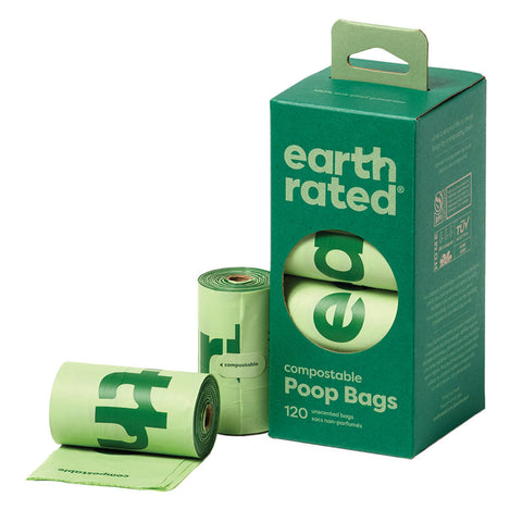 EarthRated UnScented Eco Friendly Green 120 Bags