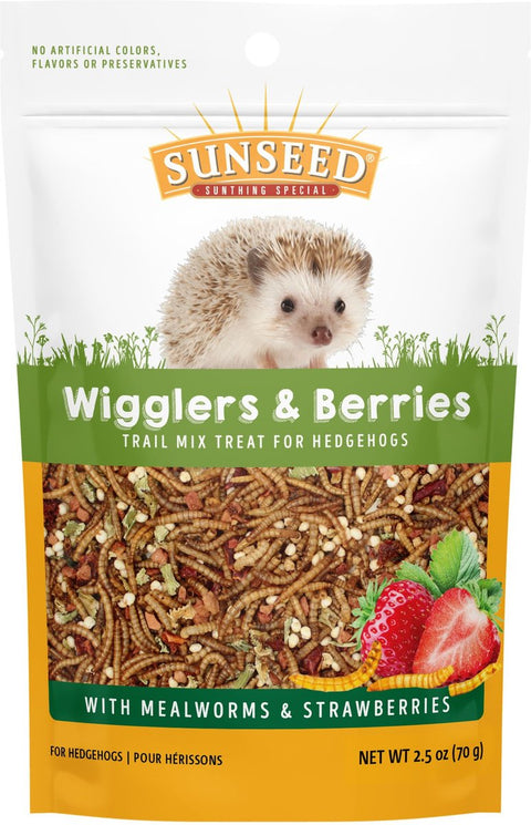 Sunseed Wigglers & Berries - Hedgehog 2.5oz