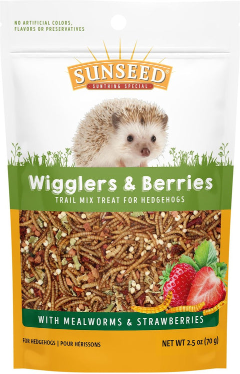 Sunseed Wigglers & Berries - Hedgehog 2.5oz