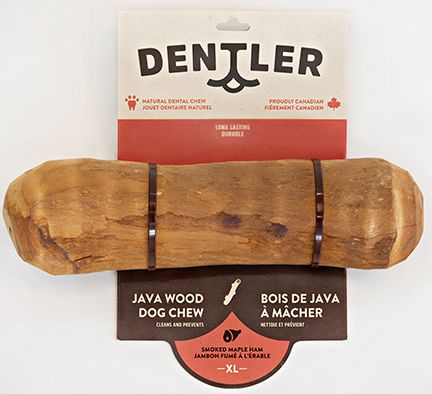 Dentler Java Wood Dog Chew - Smoked Maple Ham