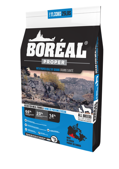 Boréal Proper Ocean Fish Meal Low-Carb with Grains for Dogs
