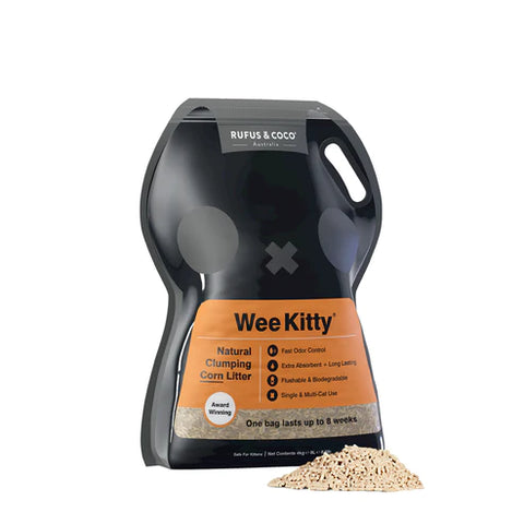 Rufus & Coco Wee Kitty Clumping Litter - 4kg