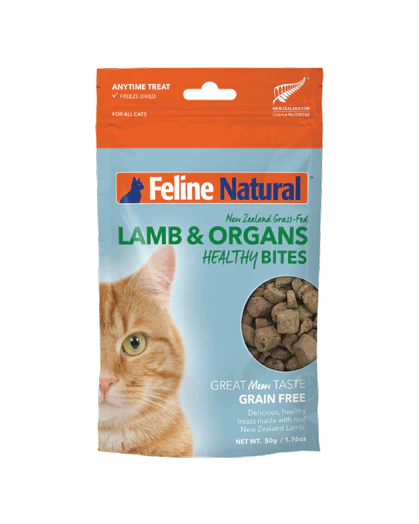 FelineNatural Natural Lamb Healthy Bites - 50g