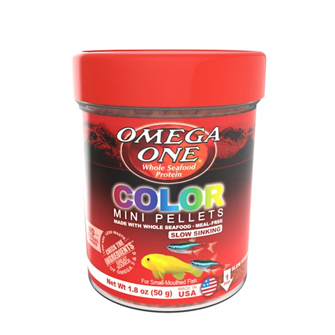 Omega One Color Sinking Mini Pellets