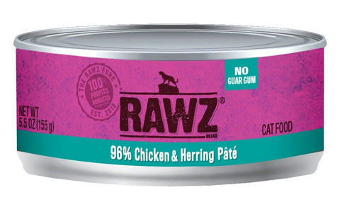 RAWZ 96% Chicken & Herring 5.5oz