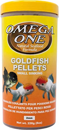 Omega One Small Goldfish Pellets - 8oz