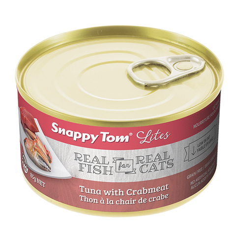 Snappy Tom Lites - Tuna & Crabmeat 156g
