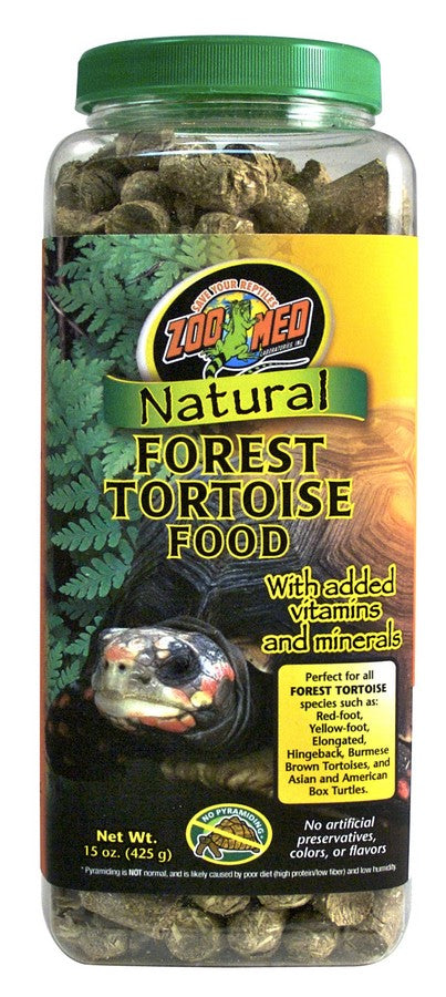 Zoo Med Natural Forest Tortoise Food 15oz