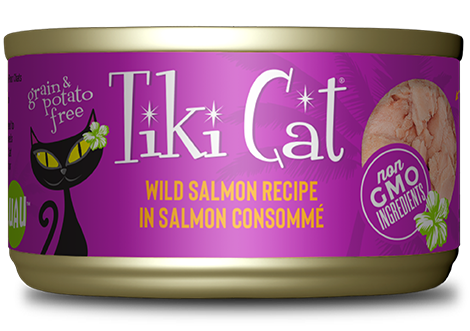 Tiki Cat Hanalei Luau - Wild Salmon for Cats