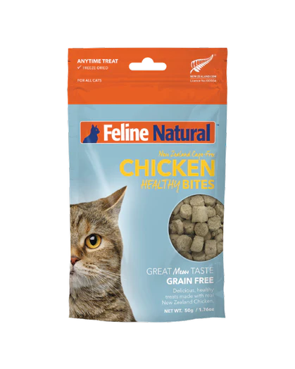 FelineNatural Natural Chicken Healthy Bites - 50g