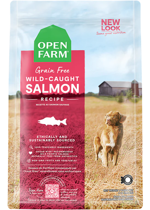 Open Farm Grain-Free Wild Caught Salmon Recipe for Dogs