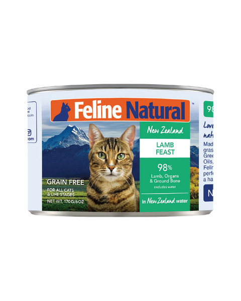 FelineNatural Lamb Feast Can - 6oz