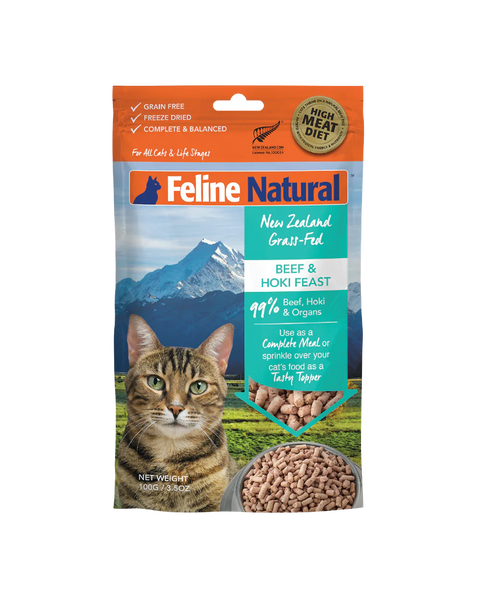 FelineNatural Beef & Hoki - 100g