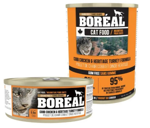 Boréal Cobb Chicken & Heritage Turkey Can for Cats - 156g
