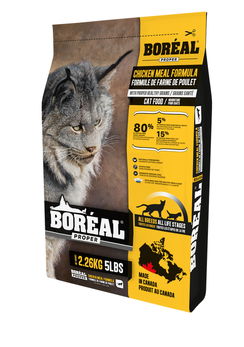 Boréal Chicken Meal Low-Carb with Grains for Cats