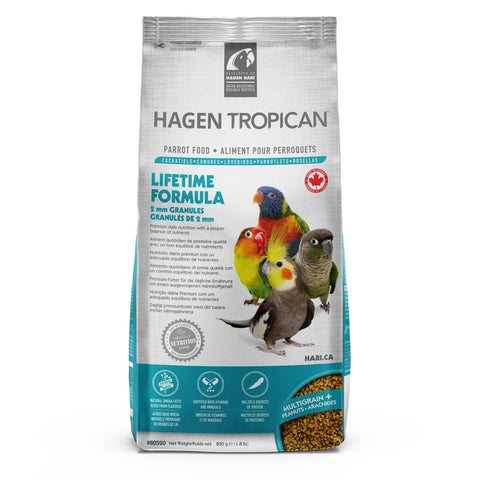 Hagen Tropican Parrot Lifetime Formula 2mm | 1.8lb